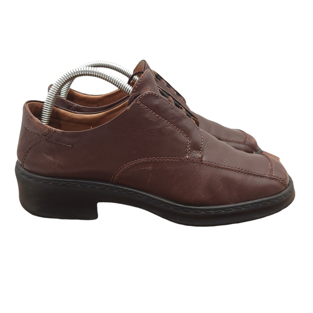 Josef Siebel Oxford Shoes Mens Eu 41 U.S. 7.5 / 8 Brown Leather European Comfort